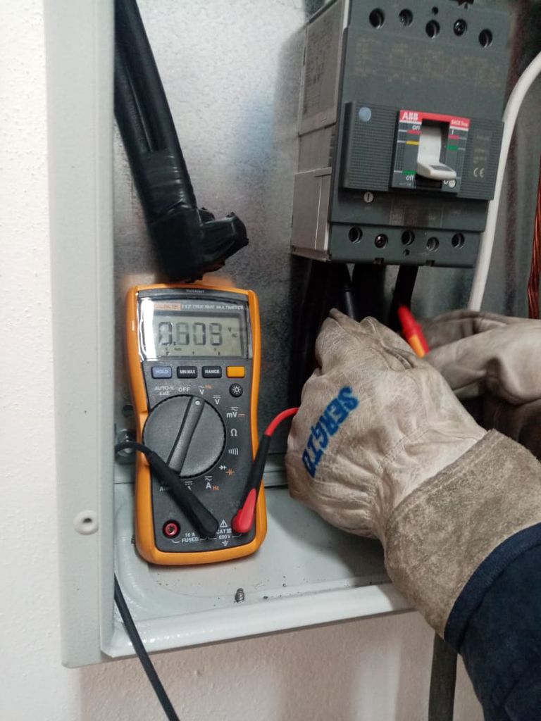Trabajo de mantenimiento industrial