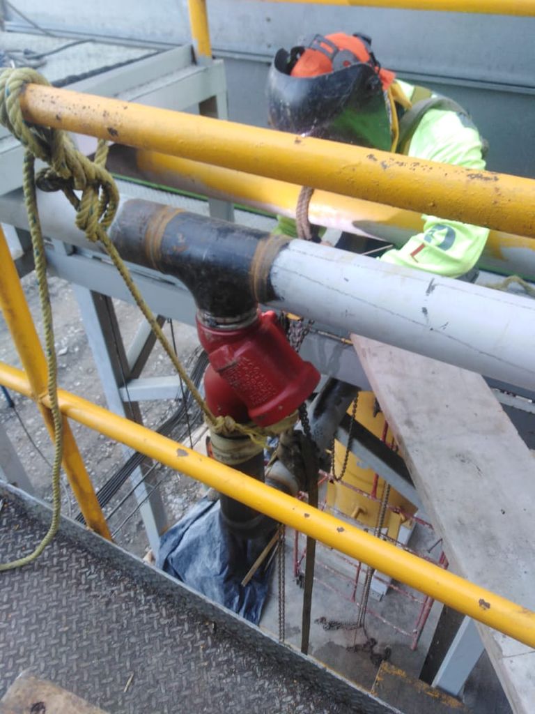 Trabajo de mantenimiento industrial